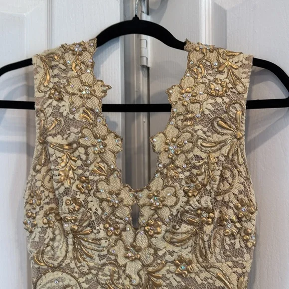 Beautiful Metallic Gold Dress